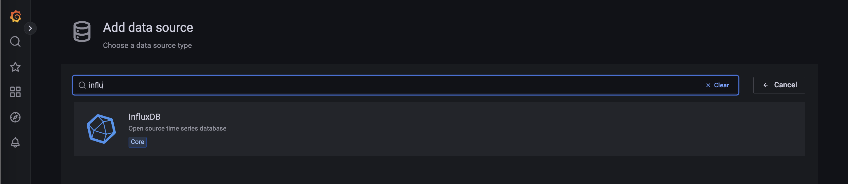 Grafana InfluxDB Data Source
